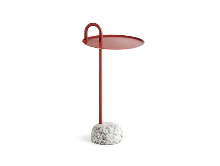 HAY Table d appoint Bowler Tile red-granite'
