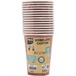 PROnappe Einweg-Kaffeebecher, rot 200 ml