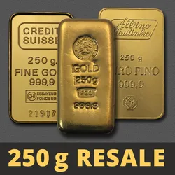 Goldbarren 250g "Resale" (div. Hersteller)