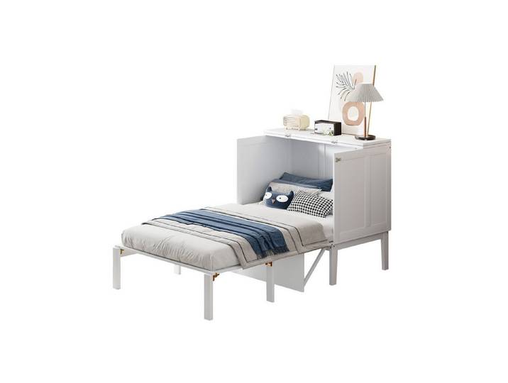 Flieks Schrankbett Holzbett Einzelbett Klappbett 90x200cm