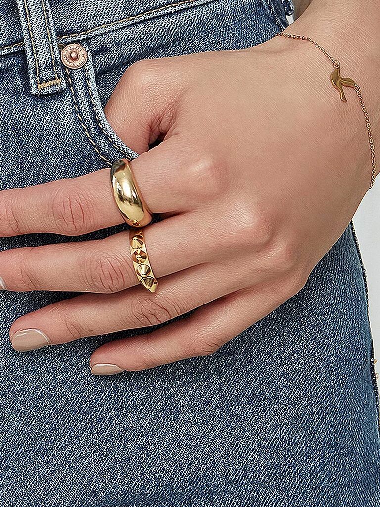 EDBLAD Ring PEAK Single Gold  gold   XS W