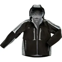 Softshelljacke Proaktiv, schwarz/grau, Größe XL - schwarz/grau - XL