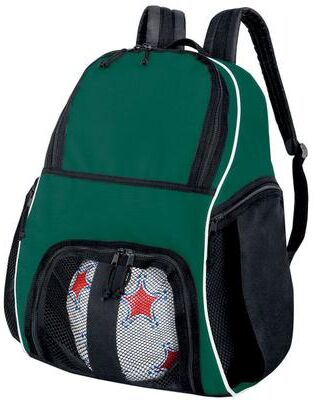 HighFive 327850 Player Backpack in Forest Green/Black/White   Denier Polyester