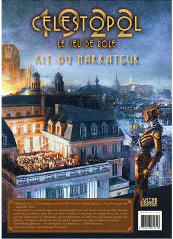Antre Monde Editions CELESTOPOL 1922 JDR - Kit du Narrateur