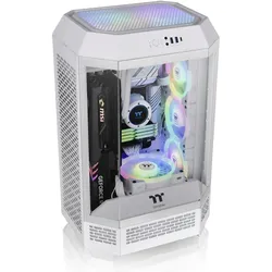 Thermaltake The Tower 300 Snow White (mATX, Mini-ITX), PC Gehäuse, Weiss