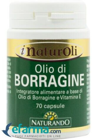 Naturando Olio Di Borragine Integratore 70 Capsule
