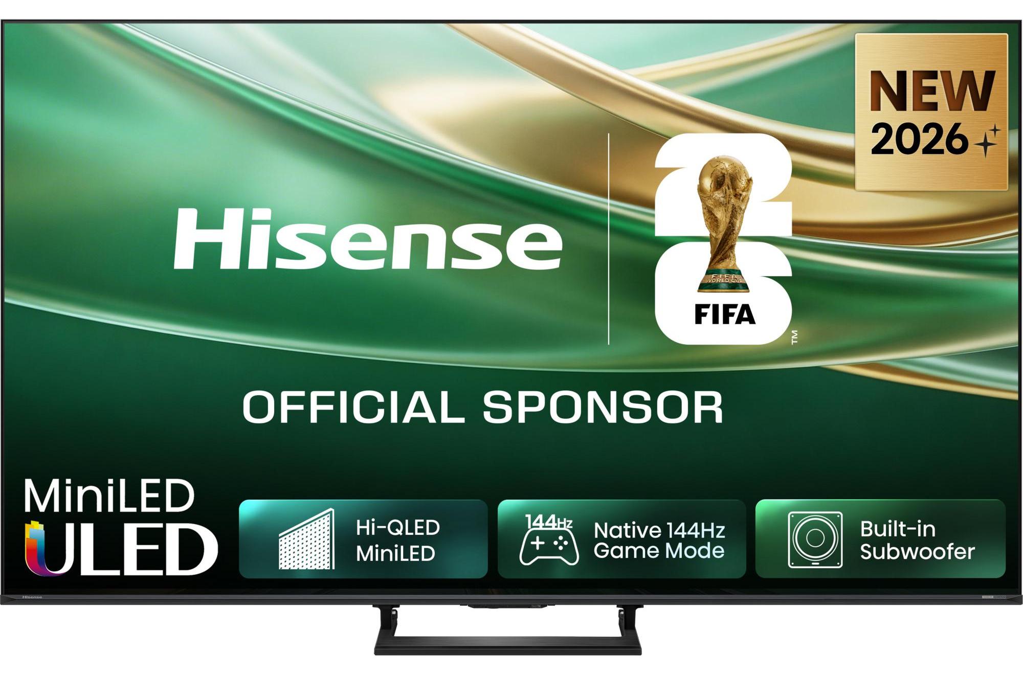 Hisense 85 '' E8S | ULED MiniLED Smart TV 4K 144 Hz, 2,16 m (85"), 3840 x 2160 Pixel, DLED, Smart-TV, WLAN, Schwarz