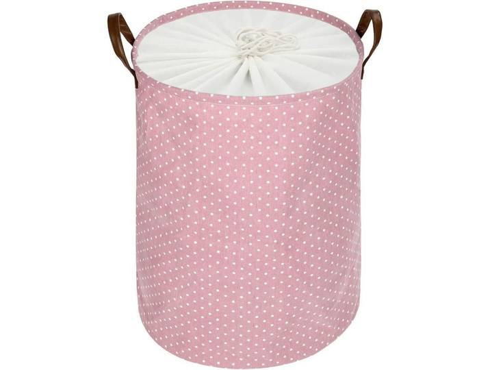 Wäschekorb mit Tunnelzug 61 cm Rosa Tupfen, 40.5x61x40.5 cm, Haushalt & Reinigung, Wäschepflege, Wäschekörbe & Wäschetonnen