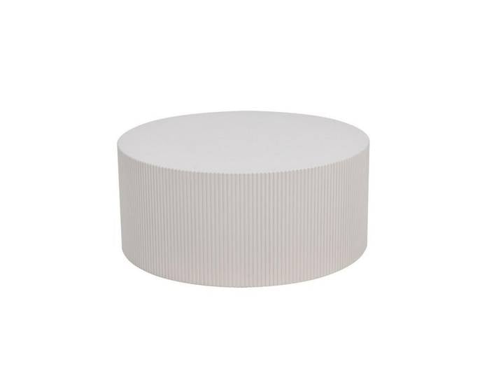 Mid.you Couchtisch, Kaschmir, rund, 80x35x80 cm, Wohnzimmer, Wohnzimmertische, Couchtische