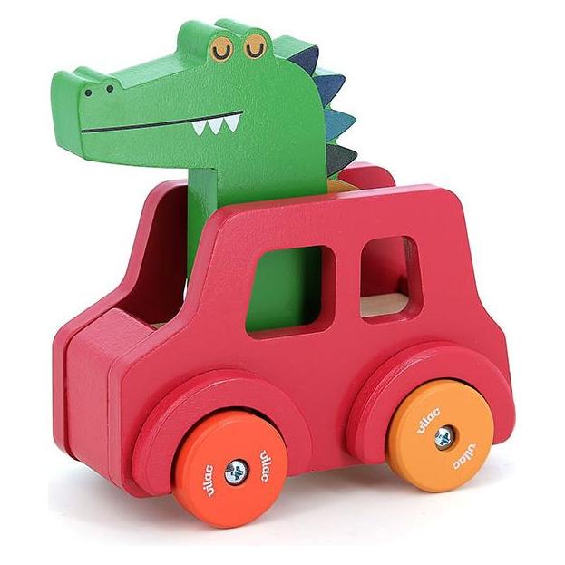Vilac - Honking Car - Crocodile (7426G) (7426G)