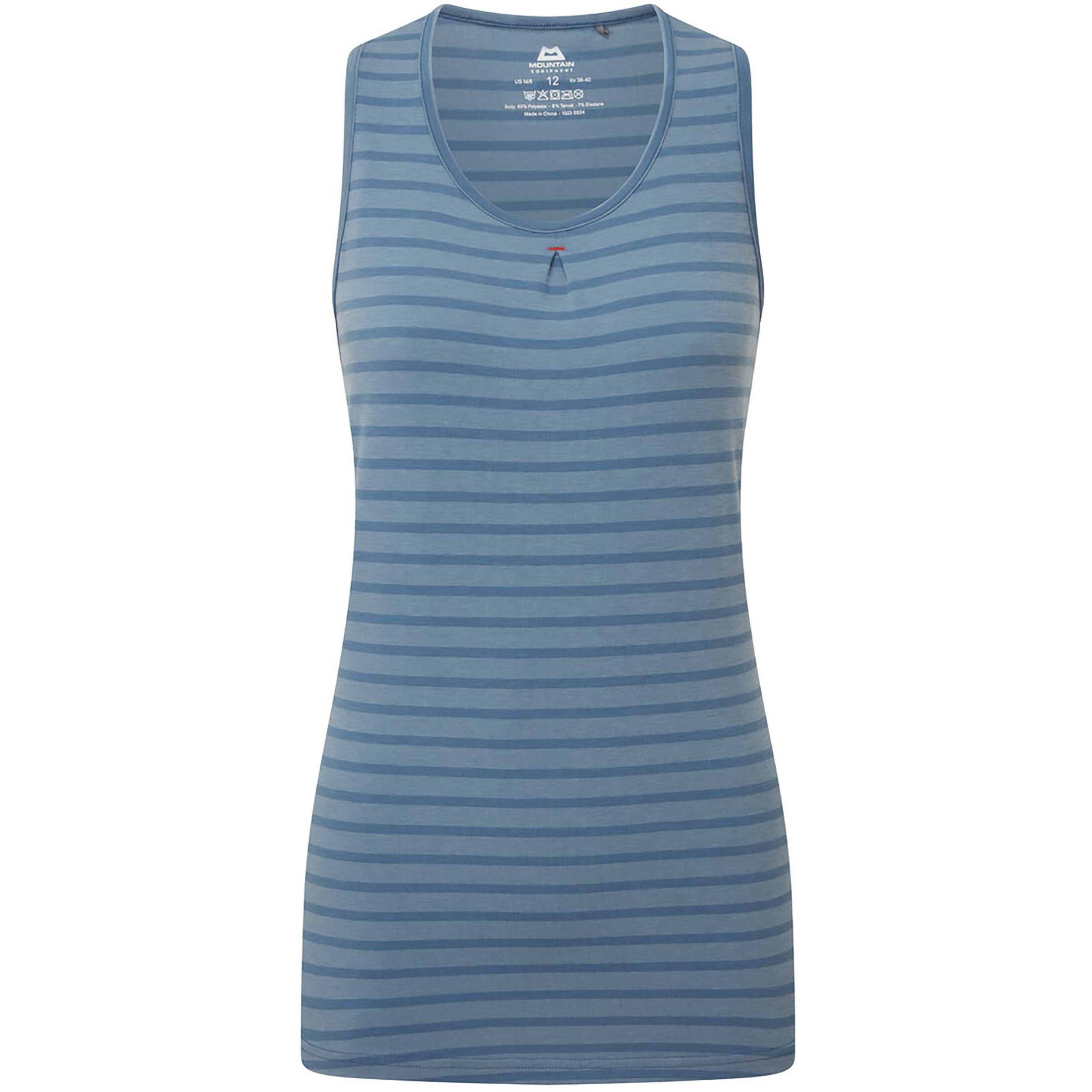 Mountain Equipment Equinox Top Damen Tanktops blau Größe L Trekking Hautfreundlich Lyocell (Tencel)