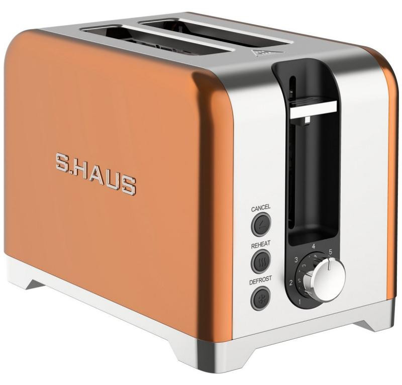 Swiss Haus Broodrooster SH-TO2120, 900W, koperkleur