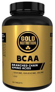 GOLDNUTRITION BCAA Branched Chain Amino Acids 120 comprimidos