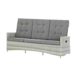 Lounge-Sofa  Padua , grau , Maße (cm): B: 210 H: 107 T: 85.0
