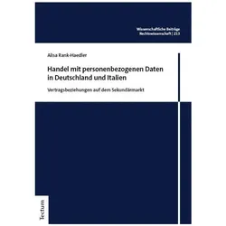 Rank-Haedler:Handel mit personenbezogen, Fachbücher von Alisa Rank-Haedler