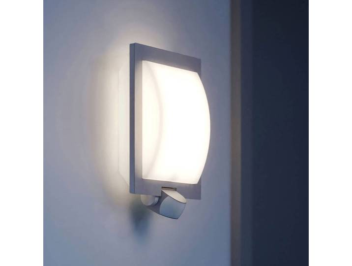 STEINEL L 20 S Außenwandleuchte Sensor, anthrazit, schwarz, Edelstahl, Modern