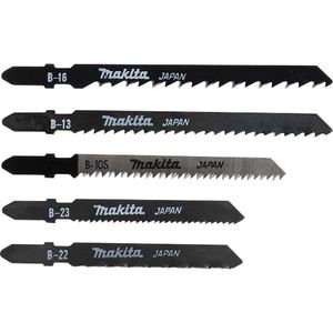 Makita Stichsägeblätter A-86898, für Holz, Kunststoff und Metall, 5-teilig