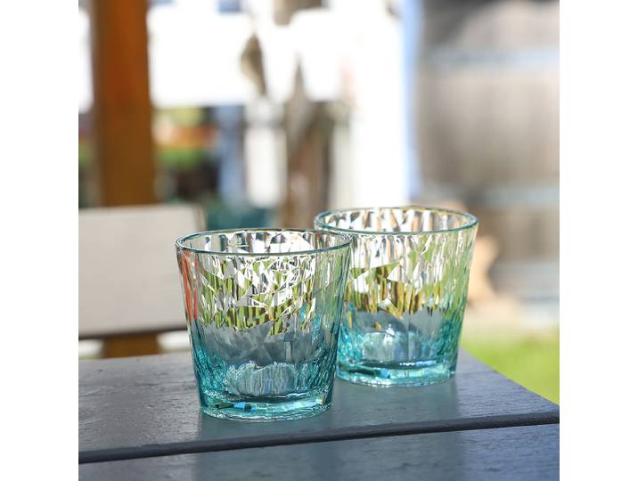 Verres Superglas CLUB No.22 2 pièces 9 x 9 x 9cm Vert/Vert