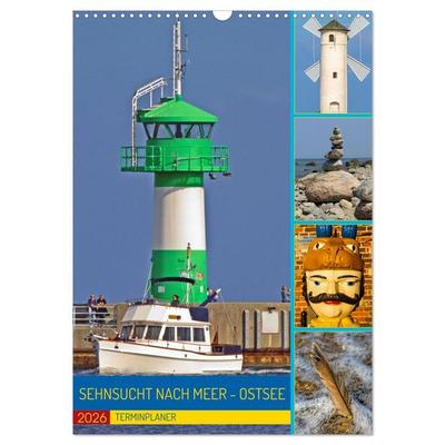 Sehnsucht nach Meer - Ostsee (Wandkalender 2026 DIN A3 hoch), CALVENDO Monatskalender