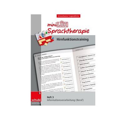 miniLÜK-Sprachtherapie - Hirnfunktionstraining, Geheftet von Steiner,Zöllner, Westermann Lernwelten GmbH, 978-3-86723-708-6