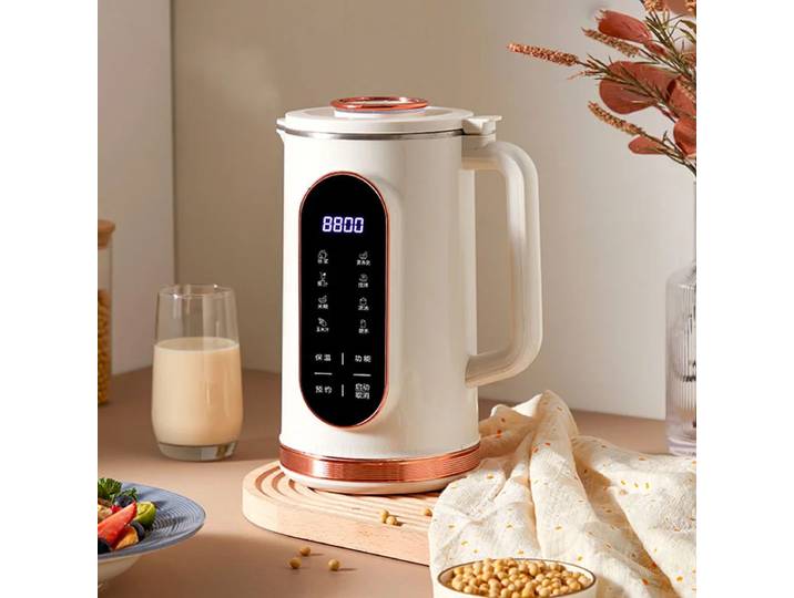 Machine à lait de soja électrique 1500 ml, mixeur-blender, extracteur de jus, machine à lait de soja, machine à broyer les grains, lame à 10 feuilles, machine à petit-déjeuner