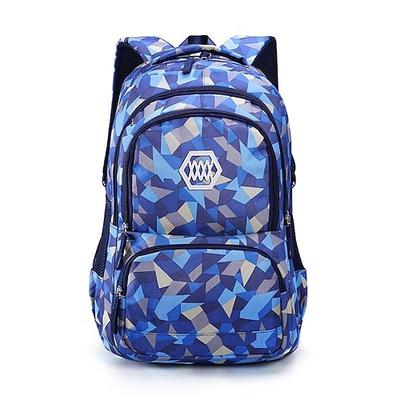 Schulrucksack Bookbag Mehrfarbig für Schüler Jungen Mädchen Multi-Funktion Wasserdicht Hohe Kapazität Nylon Schulranzen Rucksack Schulranzen 21.5 Zoll