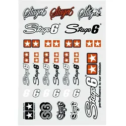Stage6, Sticker, Aufkleber Motorrad-Logo (1 Sticker)