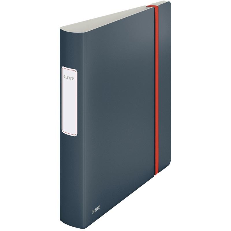LEITZ Active Cosy Ordner samtgrau stabile Pappe 6,5 cm DIN A4