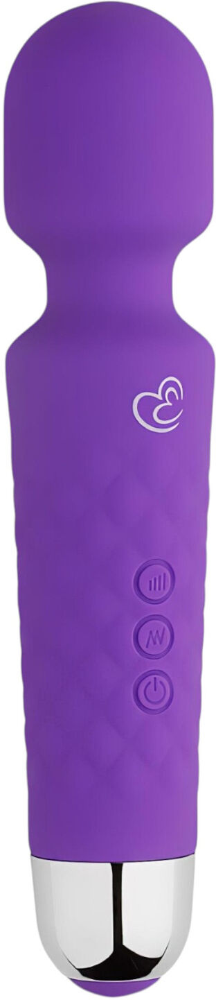 Easytoys - Mini Wand Vibrator - Genopladelig Massage - Lilla