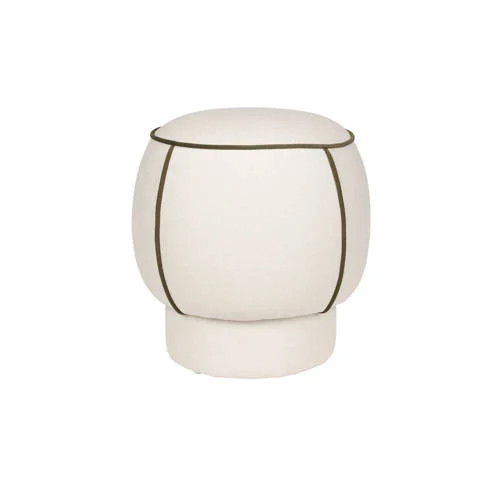 Housecraft Living Marina Poef Rond Wit