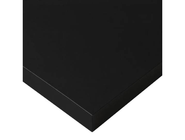 POKAR Tischplatte 120x70 cm Schreibtischplatte 25 mm Stärke Ideal für höhenverstellbare Schreibtische und Esstische Robust und Langlebig Made in EU Schwarz