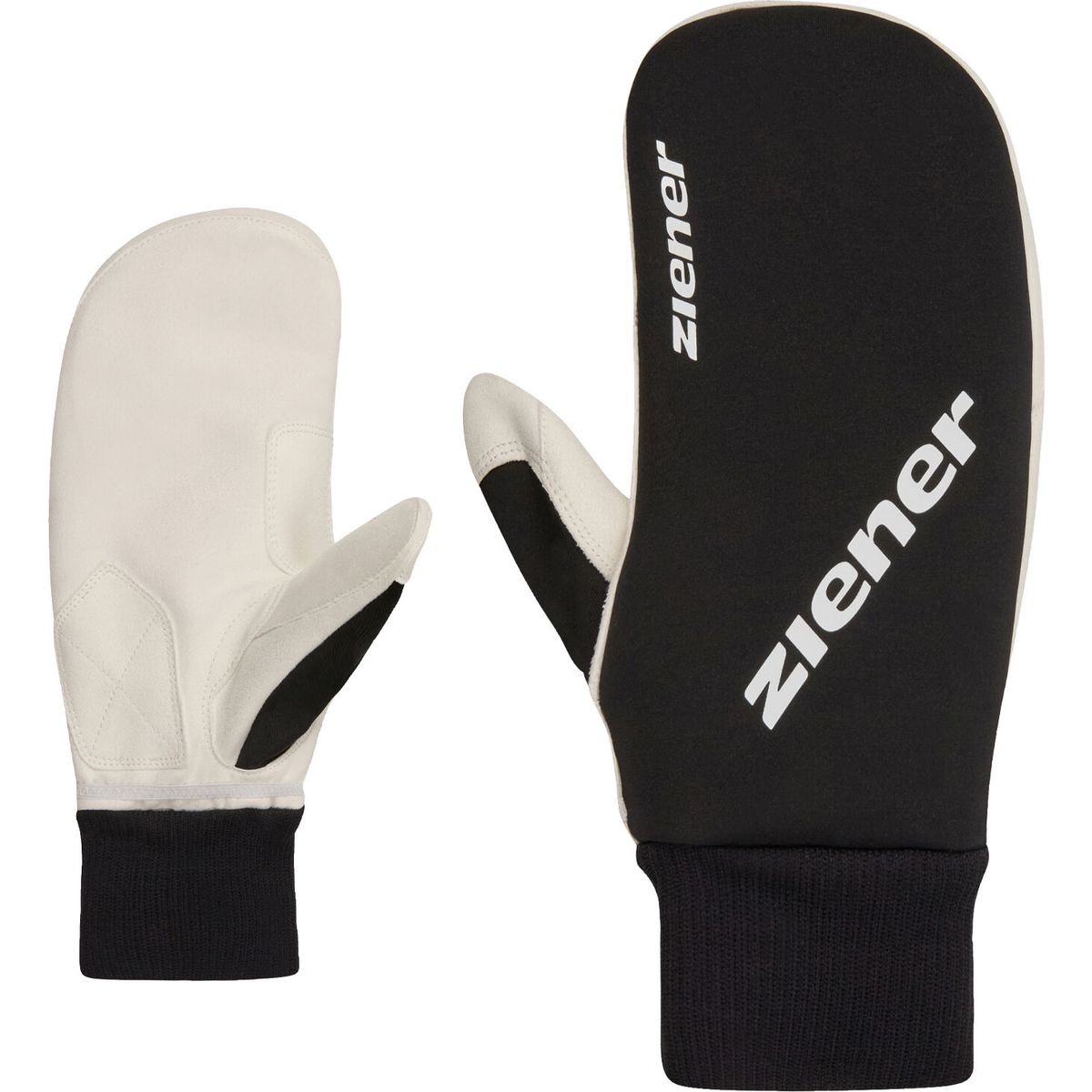 Ziener Uvantu-z PR Mitten Glove Unisex black.white (1201) 9 117026-1201-9
