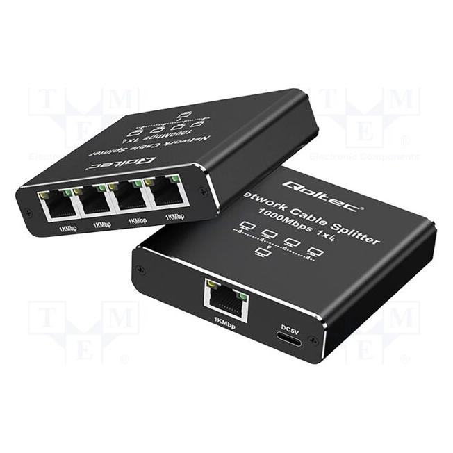 Qoltec Splitter (5 Ports) (52293)