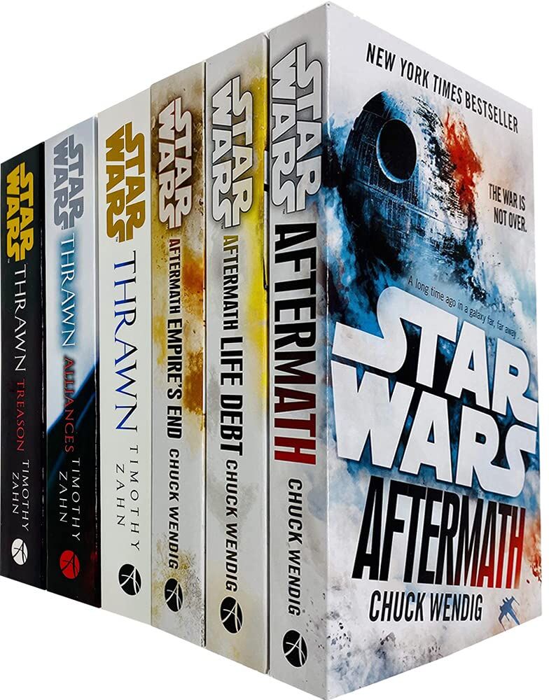 Arrow Star Wars Thrawn Series Aftermath Trilogy 6 Books Collection Set by Timothy Zahn, Chuck Wendig