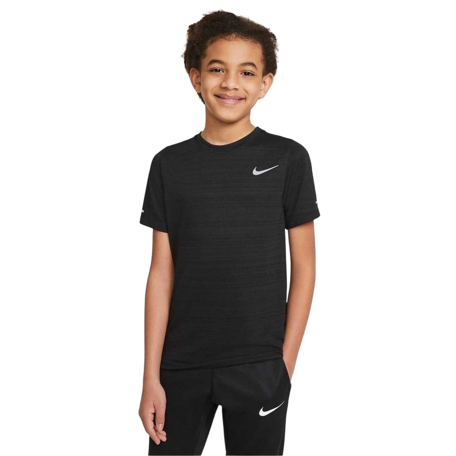 Nike - "Miler" Oberteil für Jungen, Dri-FIT, Training (Schwarz)