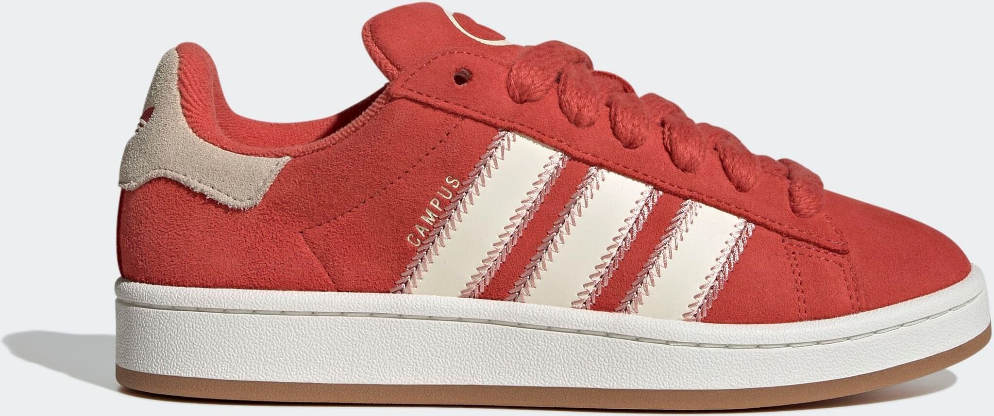 Sneaker ADIDAS ORIGINALS "CAMPUS 00S", Damen, Gr. 38, weiss (crew rot, cream weiß, core weiß), Leder, Schuhe Sneaker crew rot, cream weiß, core weiß 38
