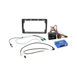 ACV Radioblende 9 Zoll mit Radioanschlusskit Lenkradfernbedienung Citroen / F...