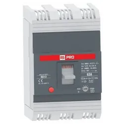 RS PRO, Schutzschalter, RS RS13, Schutzschalter 3-polig, 63A / Absc