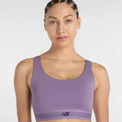 NEW BALANCE Damen BH AC Train Bra, Größe XS in Lila 6105