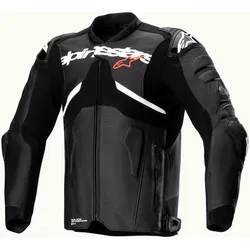 Alpinestars Atem V5, Lederjacke - Schwarz/Weiß - 50