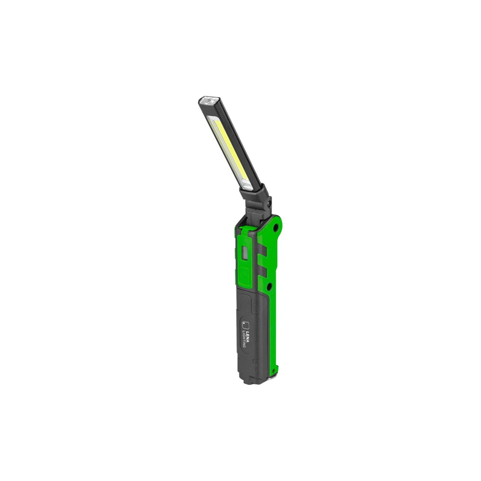 LED-Taschenlampe 360Lm Handy Slim LED Magnet im Socket Stufenloses Dimmen ; LENA LIGHTING (608698)