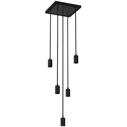 E27 Pendelleuchte MADOX SQUARE 5X Wave für 5 Lampen E27 -