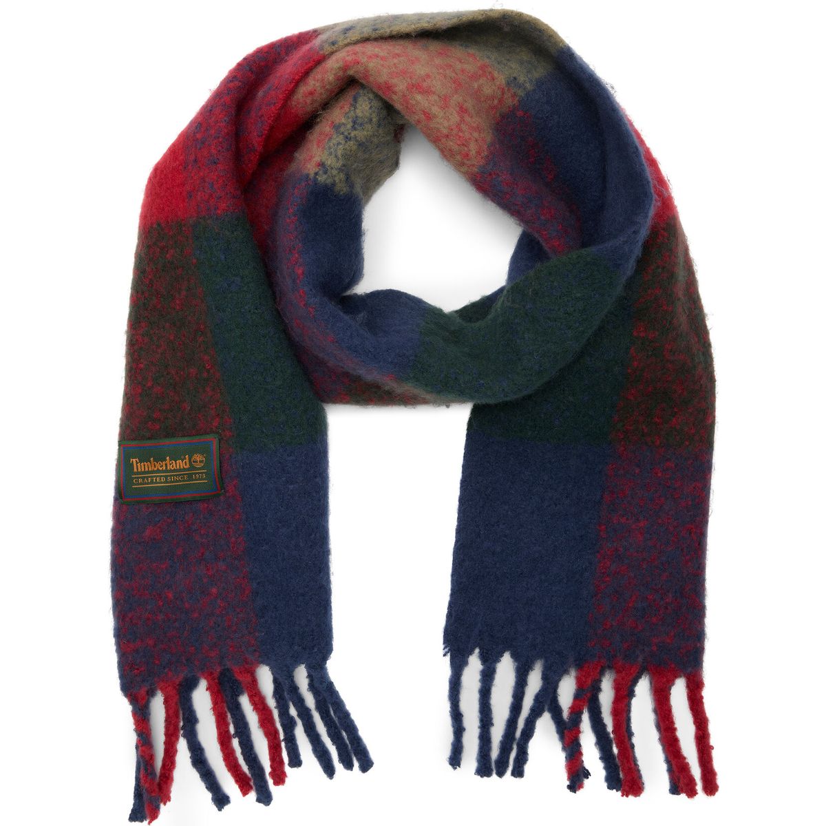 Timberland Womens Woven Tassel Scarf naval academy OS TB0A67ZEAIH1-OS
