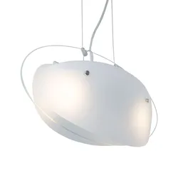 Pendel Lampe Hänge Beleuchtung Glas satiniert im Set inklusive LED Leuchtmittel