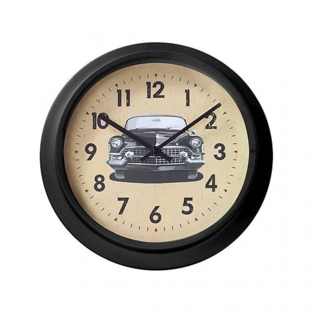 Route66 Wandklok van Metaal - Oldtimer - Diameter: 32 cm