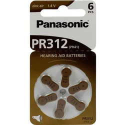 Batterie F. Hörgeräte Panasonic Pr 312 6 ST