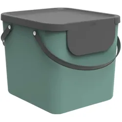 Rotho Müllsystem  Albula , grün , Kunststoff , Maße (cm): B: 39,8 H: 35,8 T: 33.9