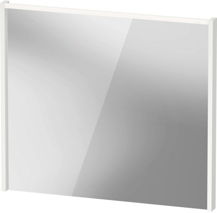 Duravit D-Code Spiegel DC7077018180000 800x700x48, Weiß Matt, mit LED Beleuchtung