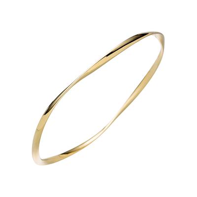 Armreif JOBO, gold (goldfarben), Armbänder, Damen, Silber 925 (Sterlingsilber), Armreif, 925 Silber vergoldet