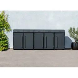 Westmann Mülltonnenbox "Moderna 5",anthrazit,
